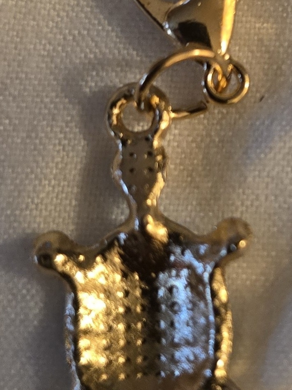 Gold-Tone Blue Enamel Turtle Charm Pendant-NEW! - Picture 2 of 2